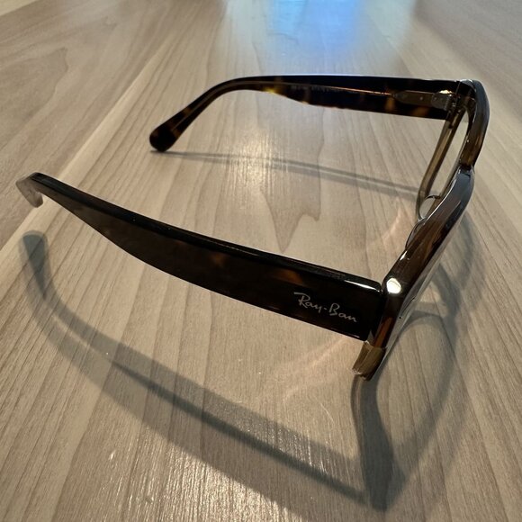 Ray Ban RB2126 State Street Glasses Transparent Yellow Blue Lenses Brown Tortois main image 5